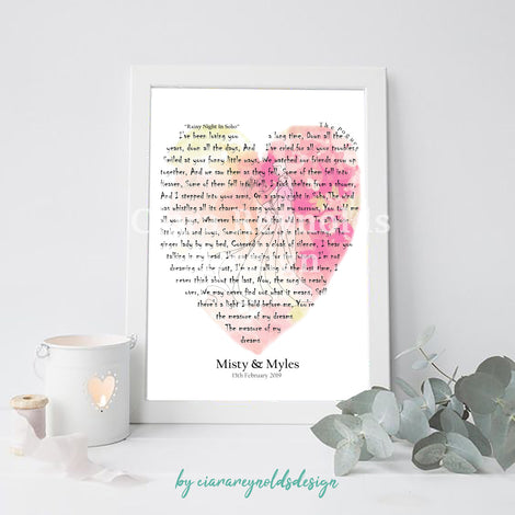 First Dance - Song Lyrics Illustrations