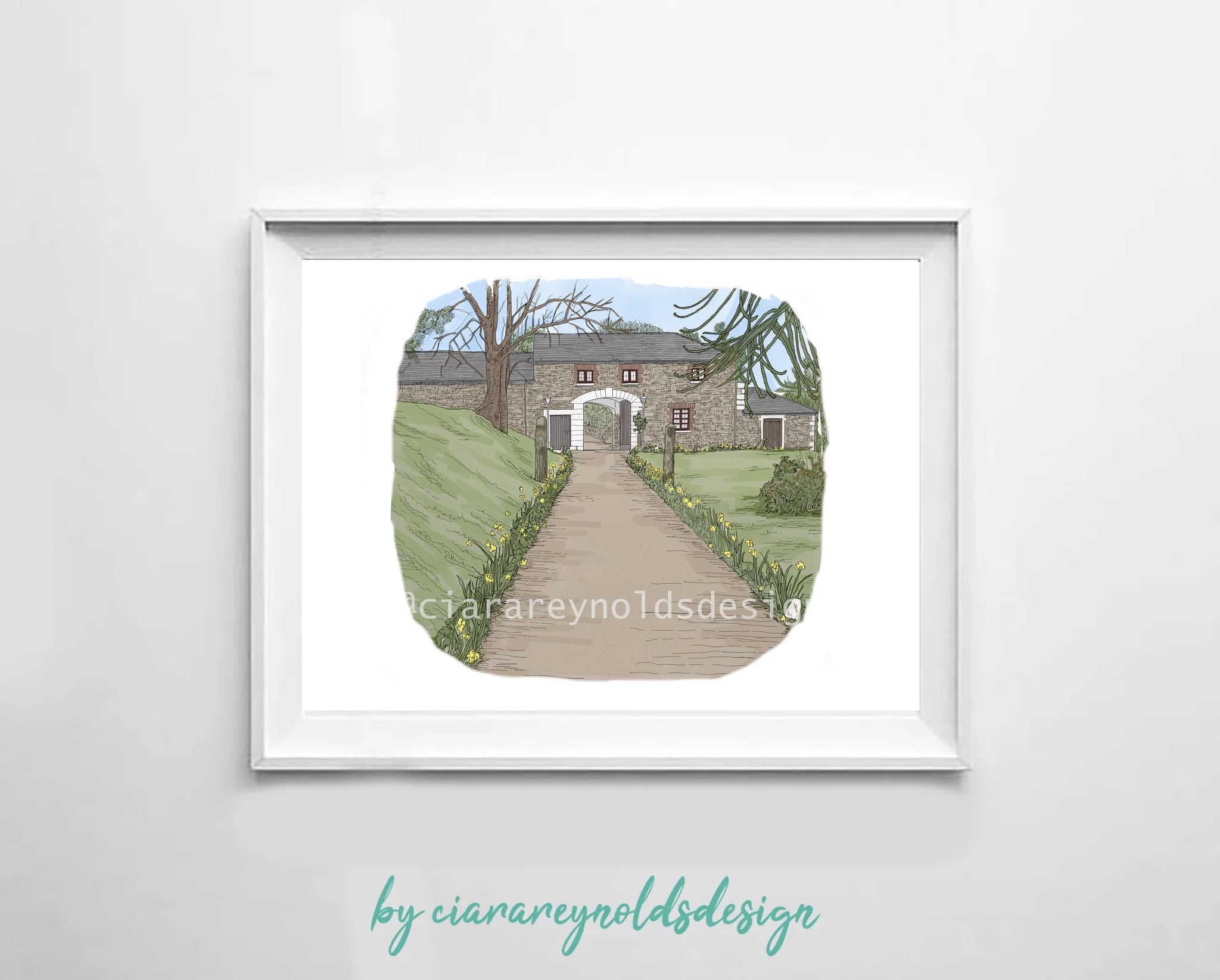 Buildings & Venues - Ballybeg House (Stone Building) Illustration