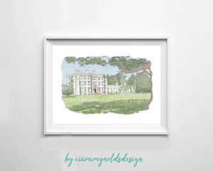 Buildings & Venues - Ballyseede Castle Illustration