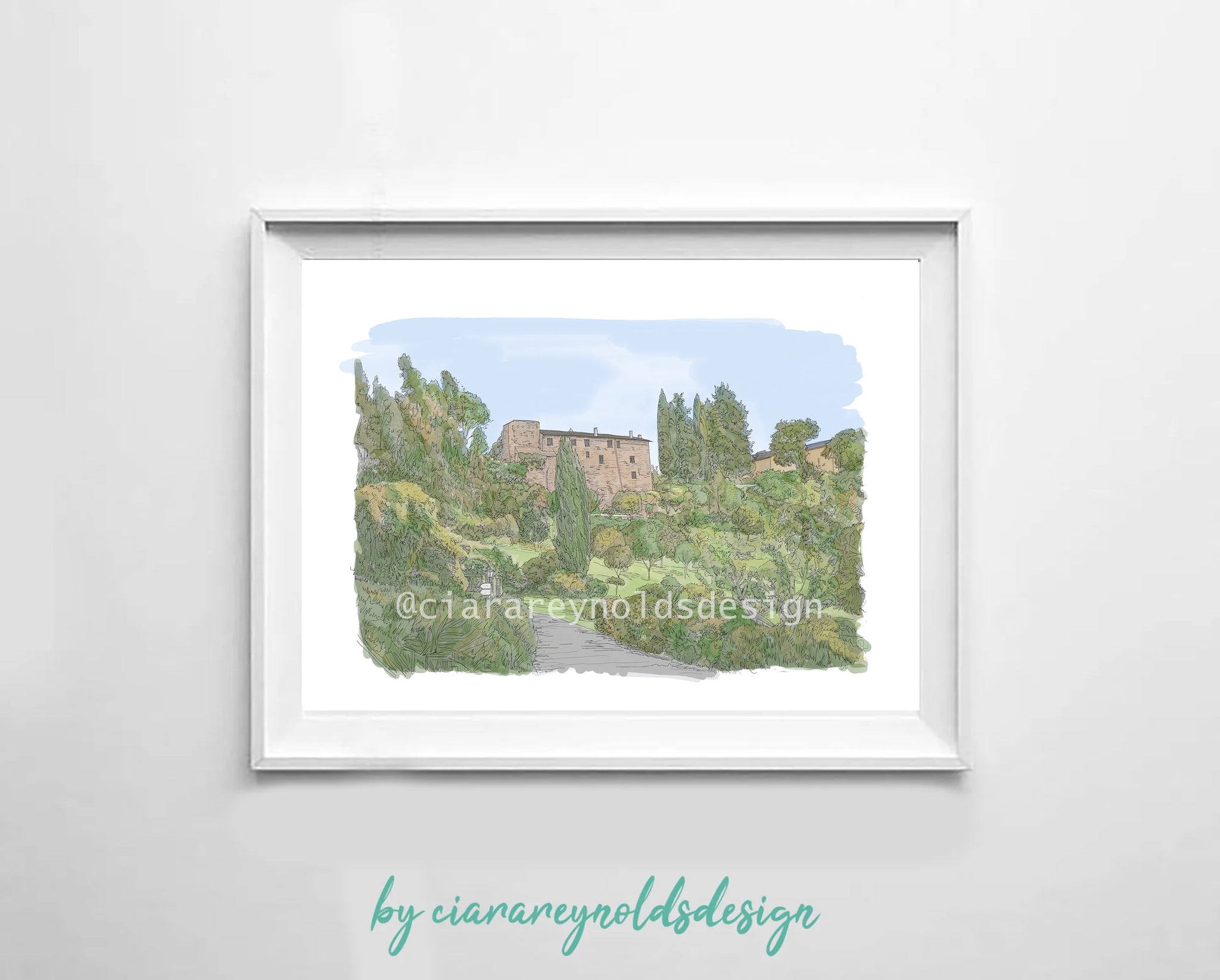 Buildings & Venues - Borgo Di Tragliata Illustration