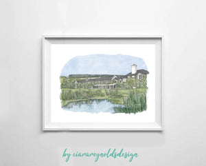 Buildings & Venues - BrookLodge & Macreddin Village Illustration