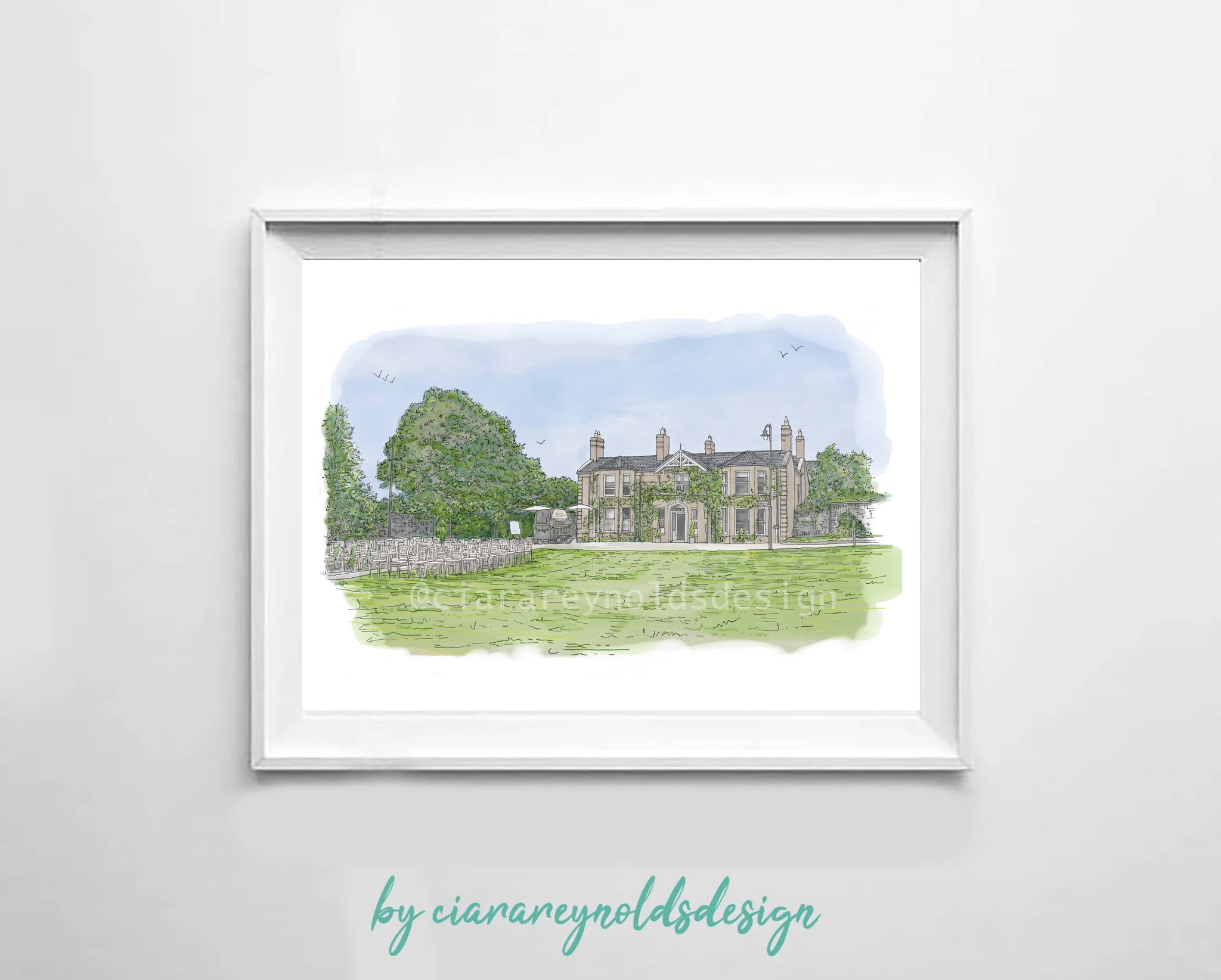 Buildings & Venues - Castle Dargan House Illustration