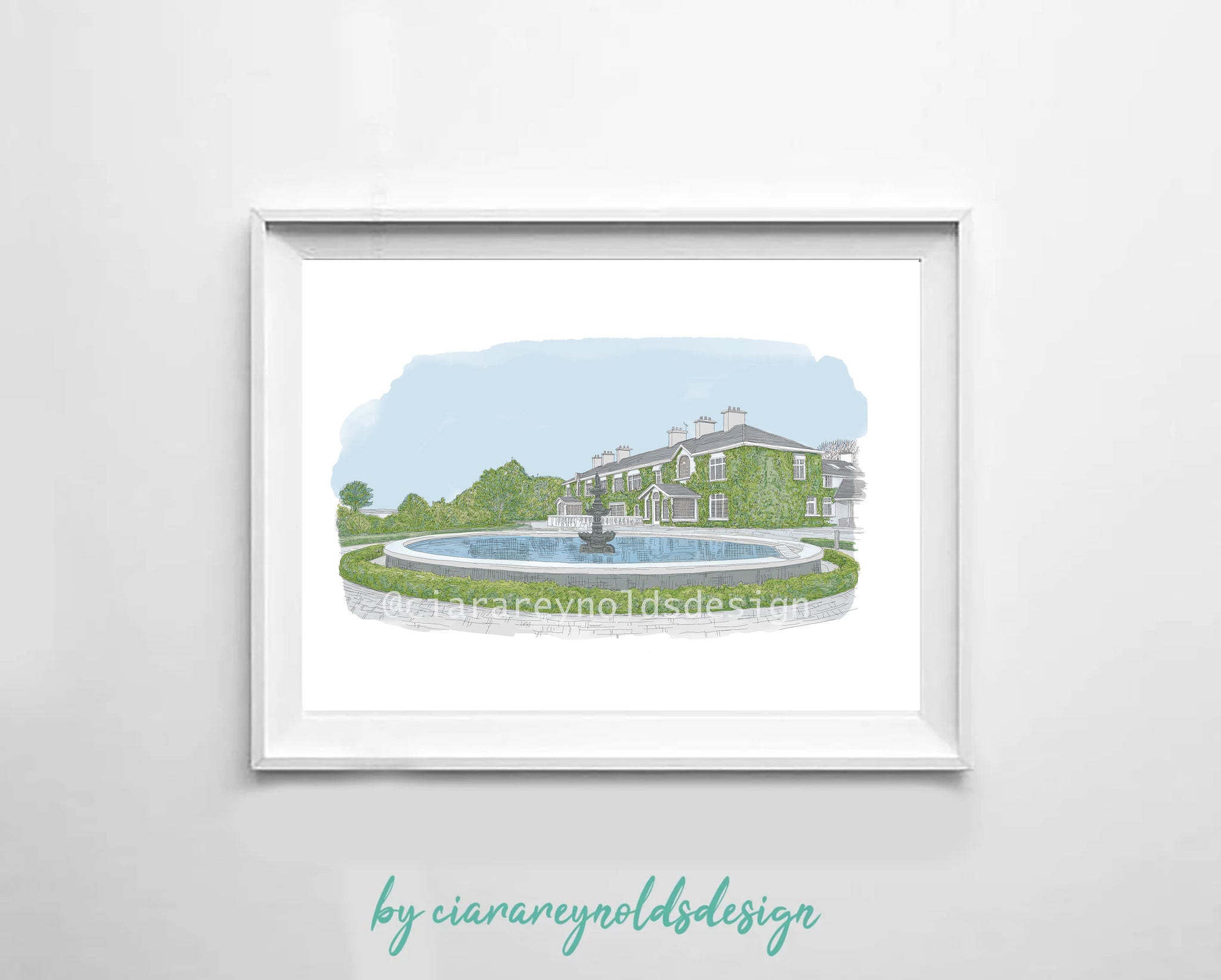 Buildings & Venues - Crover House Hotel Illustration