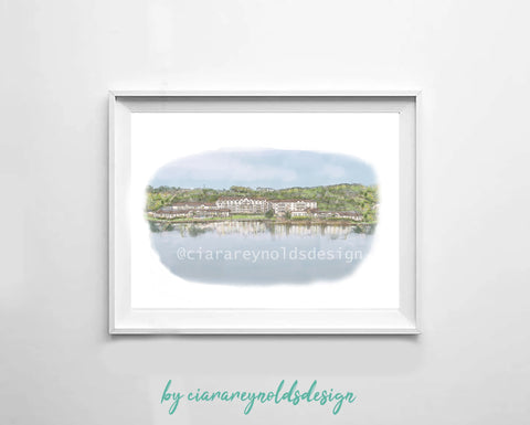 Buildings & Venues - Ferrycarrig Hotel Illustration