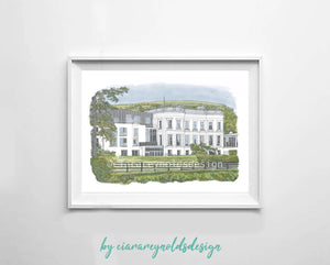 Buildings & Venues - Hotel Minella Clonmel Illustration