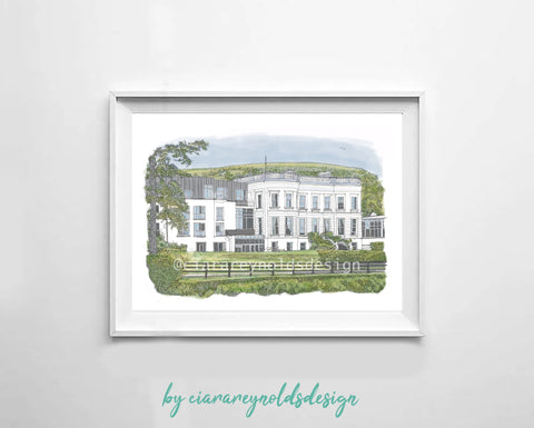 Buildings & Venues - Hotel Minella Clonmel Illustration