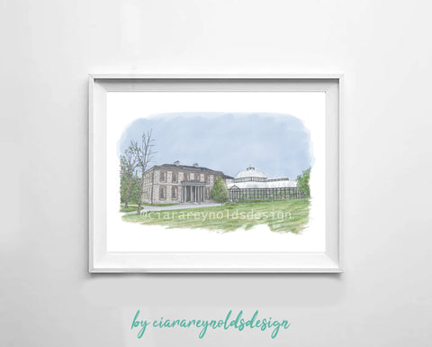 Buildings & Venues - Kilshane House Illustration