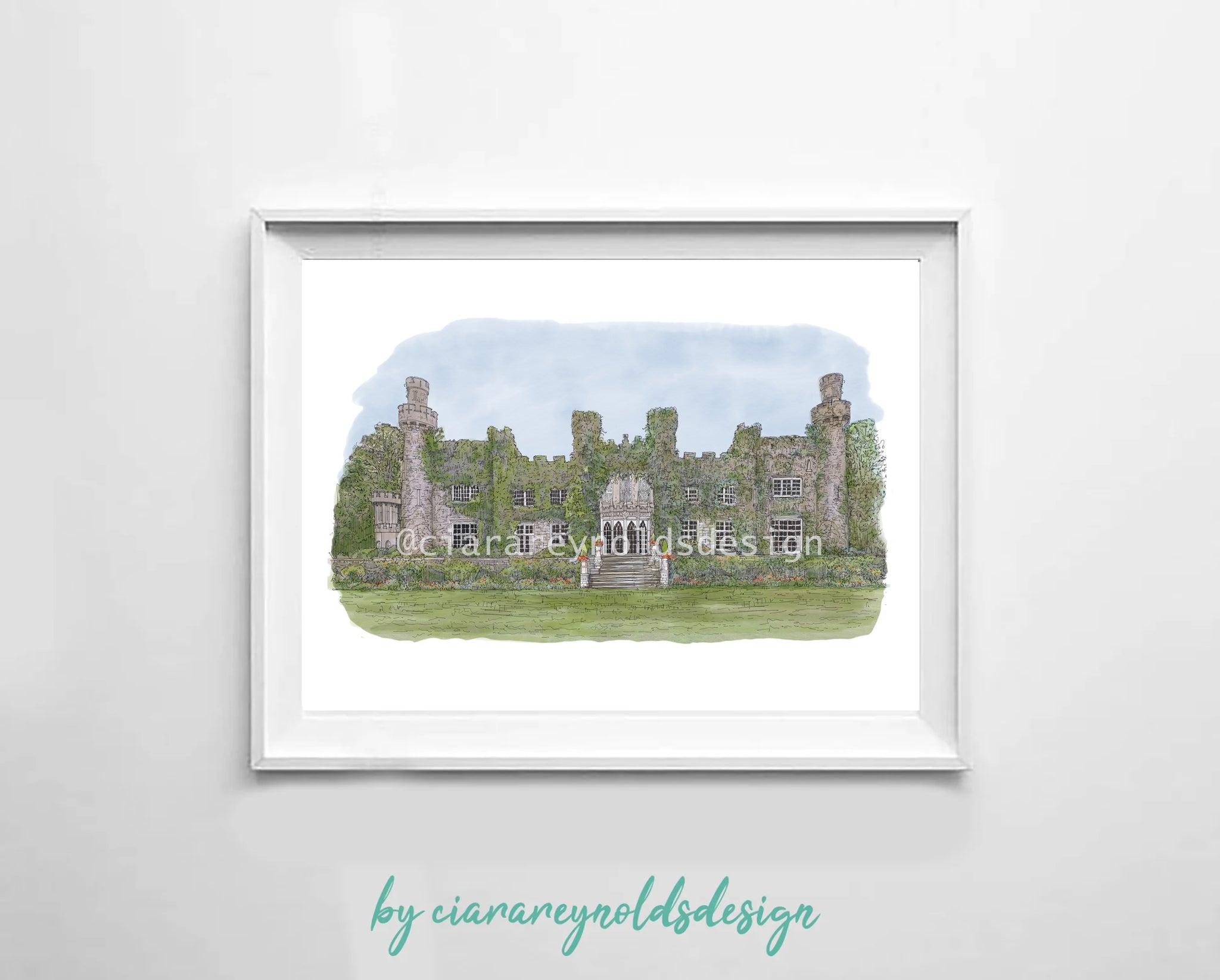 Buildings & Venues - Luttrellstown Castle Hotel Illustration