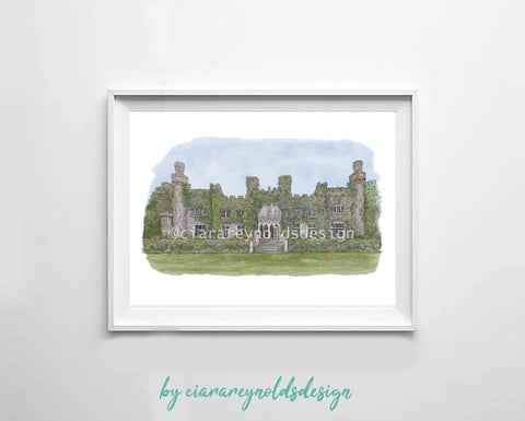 Buildings & Venues - Luttrellstown Castle Hotel Illustration