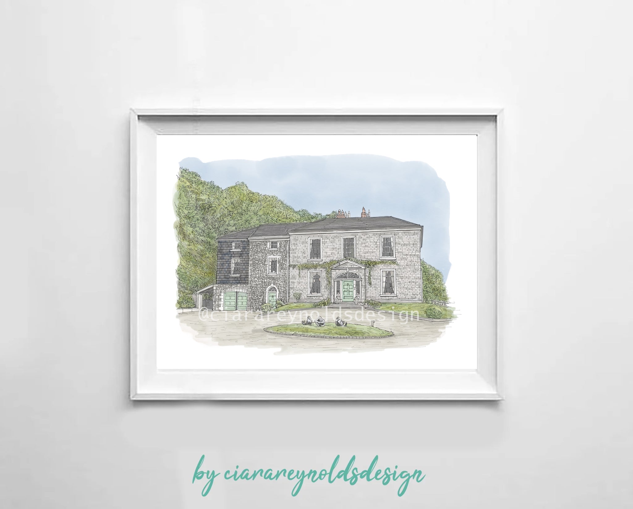 Buildings & Venues - The Mill House Hotel Illustration
