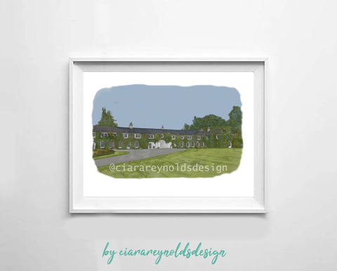 Buildings & Venues - Rathsallagh House Illustration