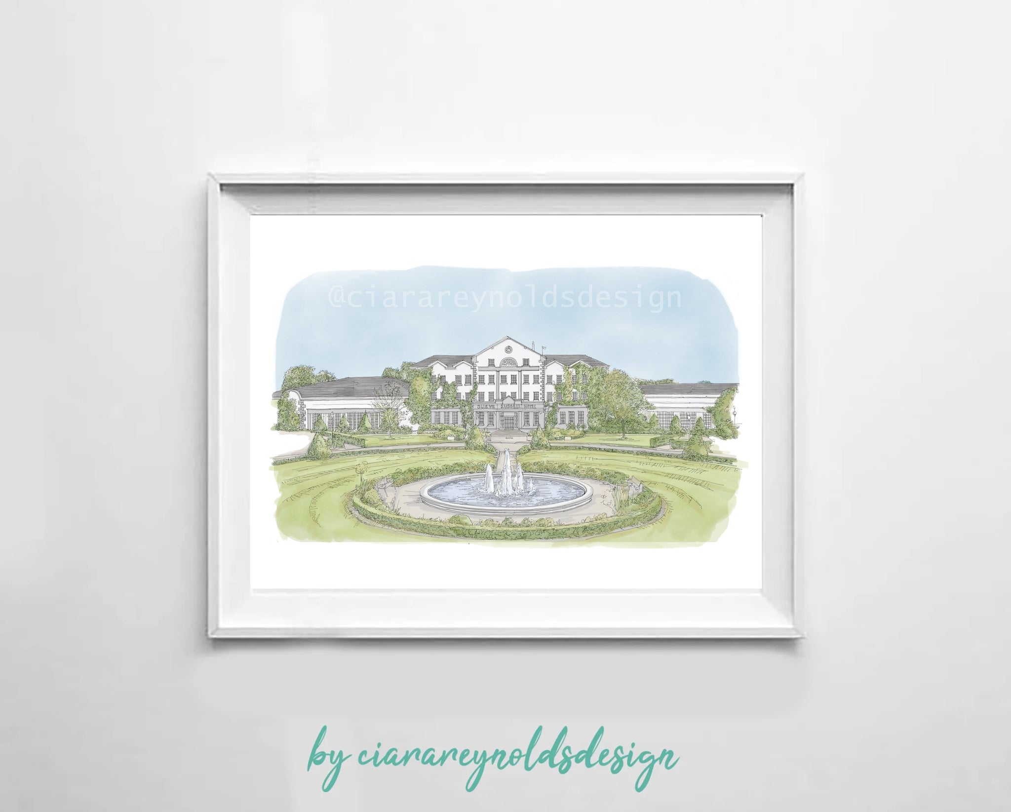 Buildings & Venues - The Slieve Russell Hotel Illustration