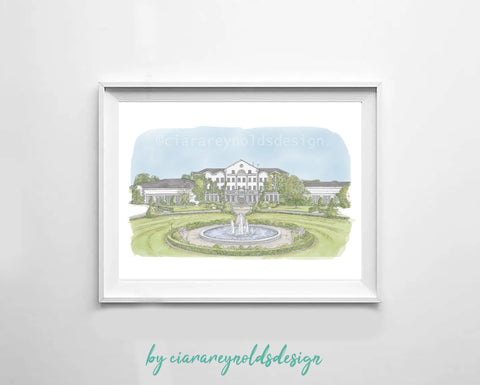 Buildings & Venues - The Slieve Russell Hotel Illustration