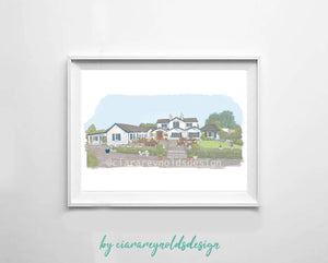 Buildings & Venues - Station House Hotel Illustration