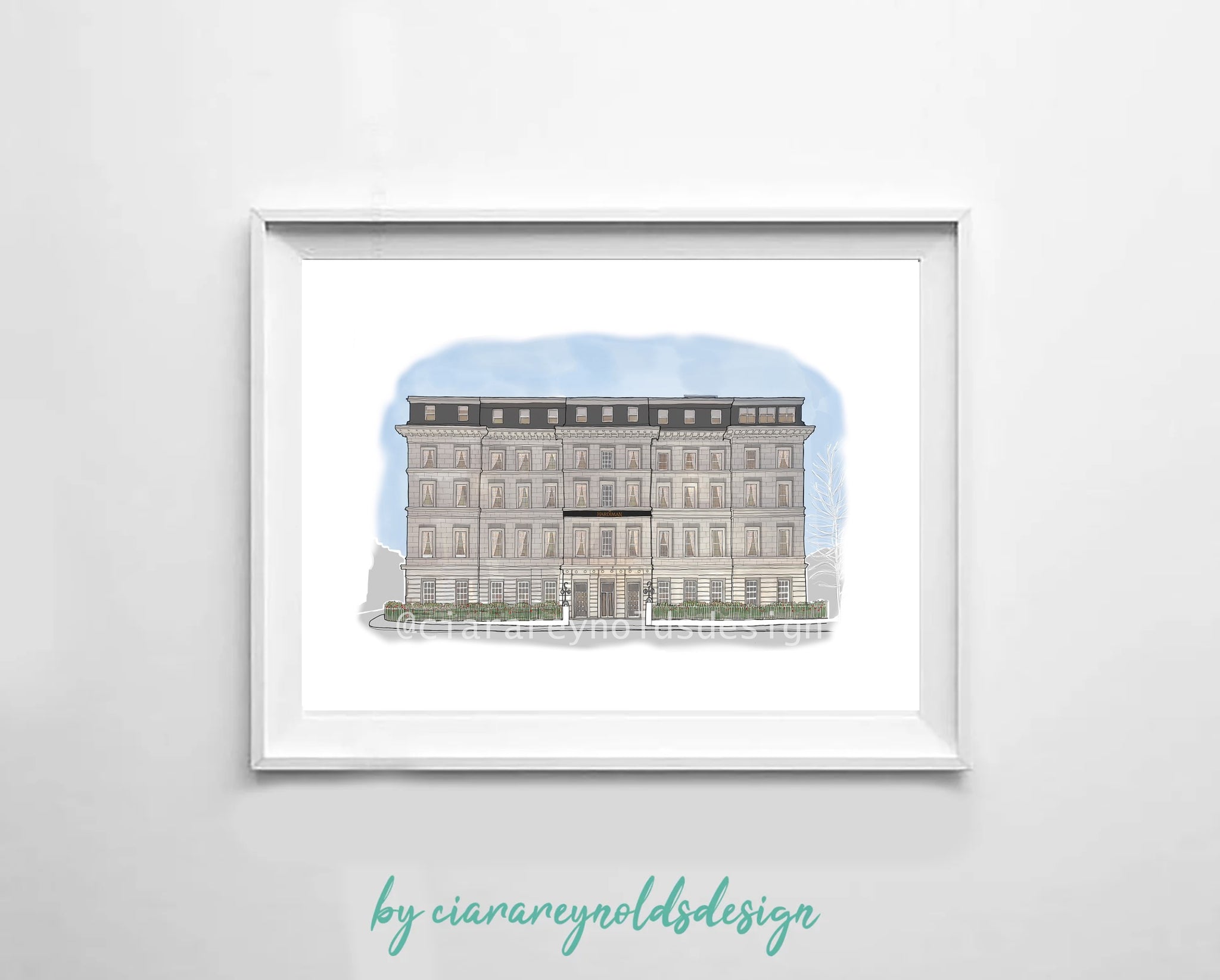 Buildings & Venues - Hardiman Hotel Illustration