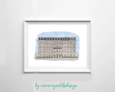 Buildings & Venues - Hardiman Hotel Illustration