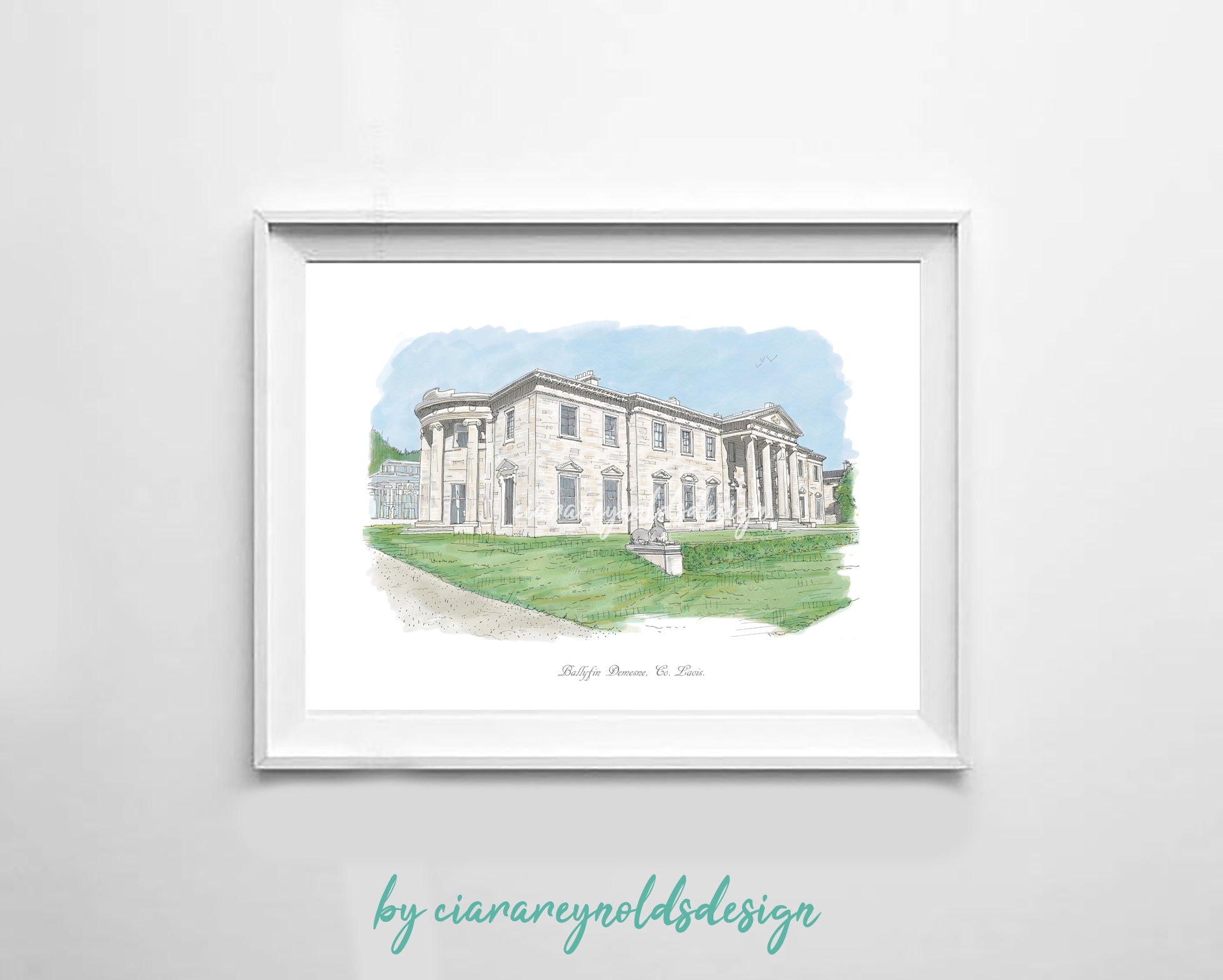Buildings & Venues - Ballyfin Demesne Illustration