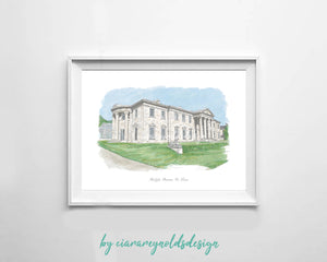 Buildings & Venues - Ballyfin Demesne Illustration