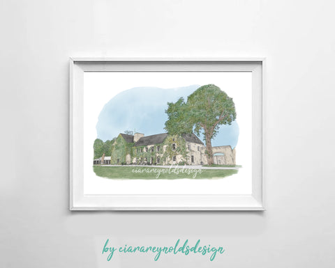 Buildings & Venues - Cloughjordan House Illustration