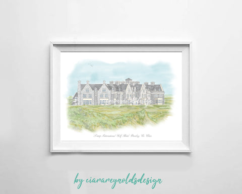 Buildings & Venues - Trump International Doonbeg Illustration