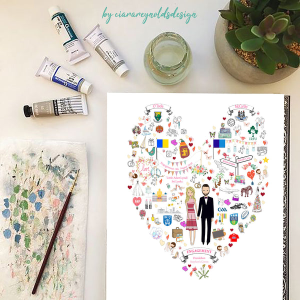 Love Story Illustrations