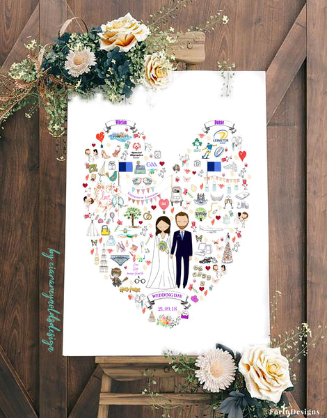 Love Story Illustrations