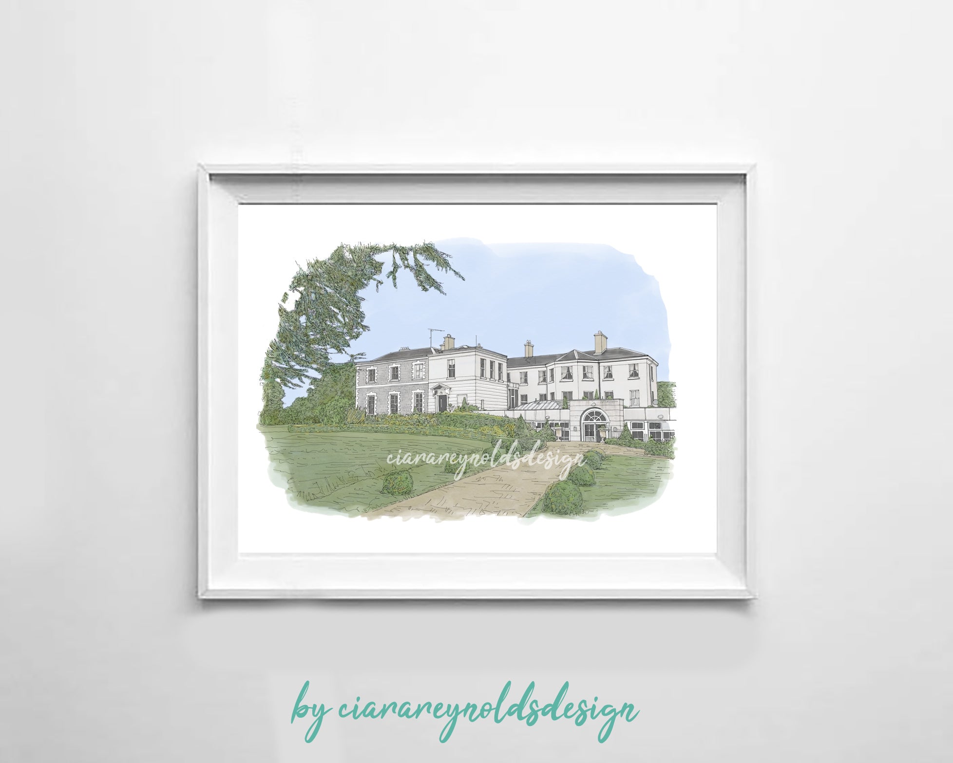 Buildings & Venues - Tankardstown House Illustration