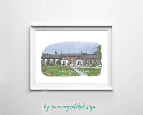 Buildings & Venues - Virginia Lodge Illustration